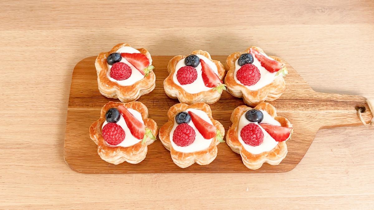 Rezept: Beeren-Blätterteigtörtchen Bild Nr. 17647 Beeren-Blätterteigtörtchen - Rezept - Bild Nr. 17647