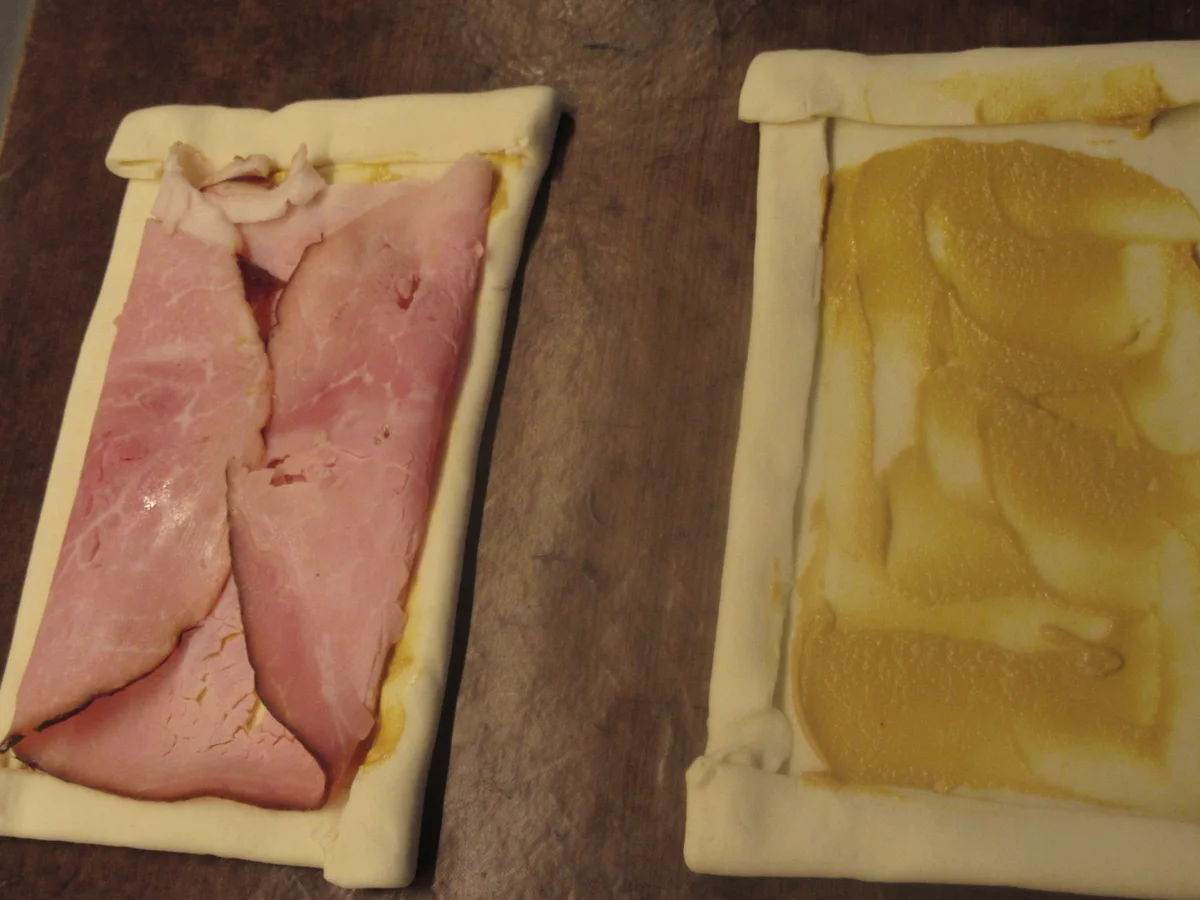 Pikantes Backen: Blätterteig mit Banane und Schinken - Rezept - Bild Nr. 17642