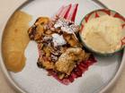 Kaiserschmarrn mit Apfelmus und Apfel-Zimt-Eis - Rezept - Bild Nr. 17640