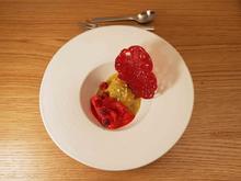 Panna cotta mit Himbeersorbet - Rezept - Bild Nr. 17640