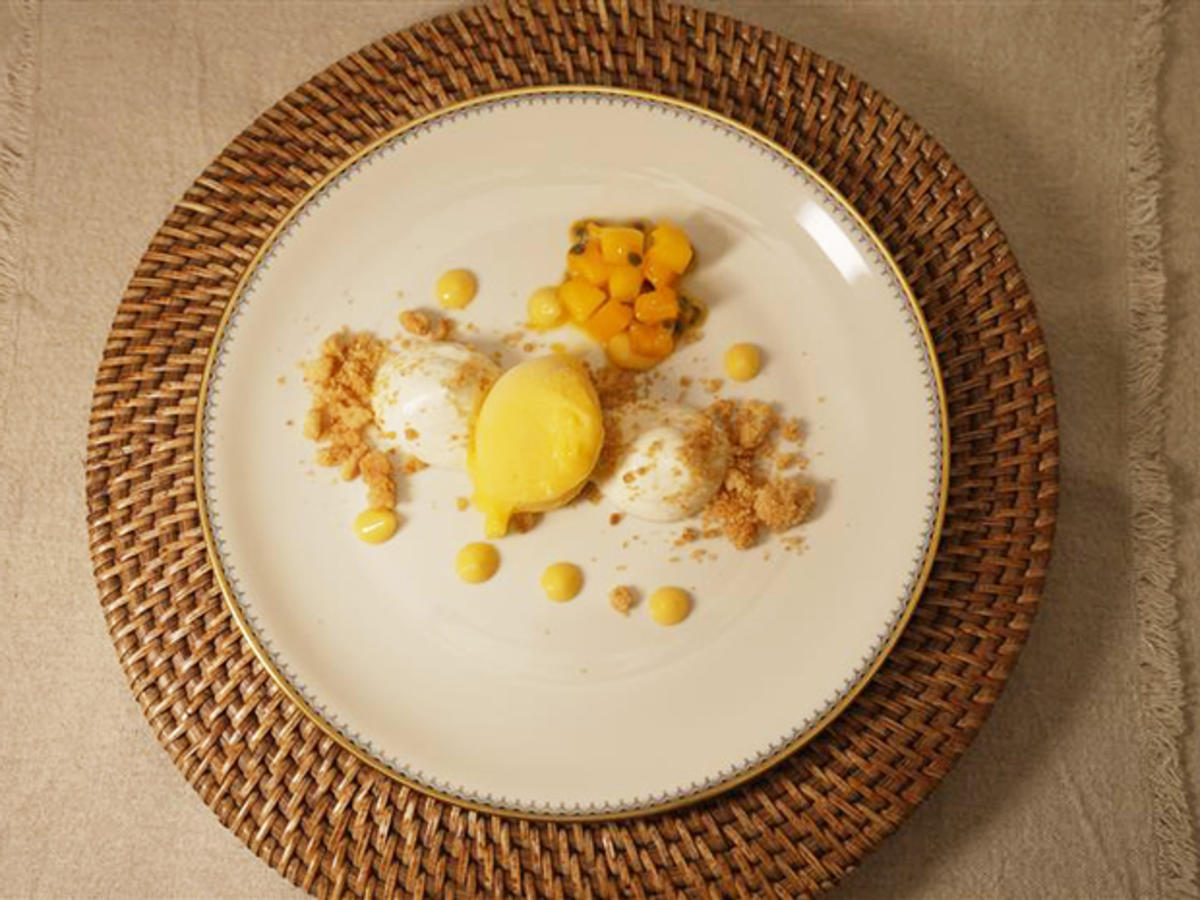 Cheesecake-Creme mit Passionsfrucht und Mango - Rezept - Bild Nr. 17641