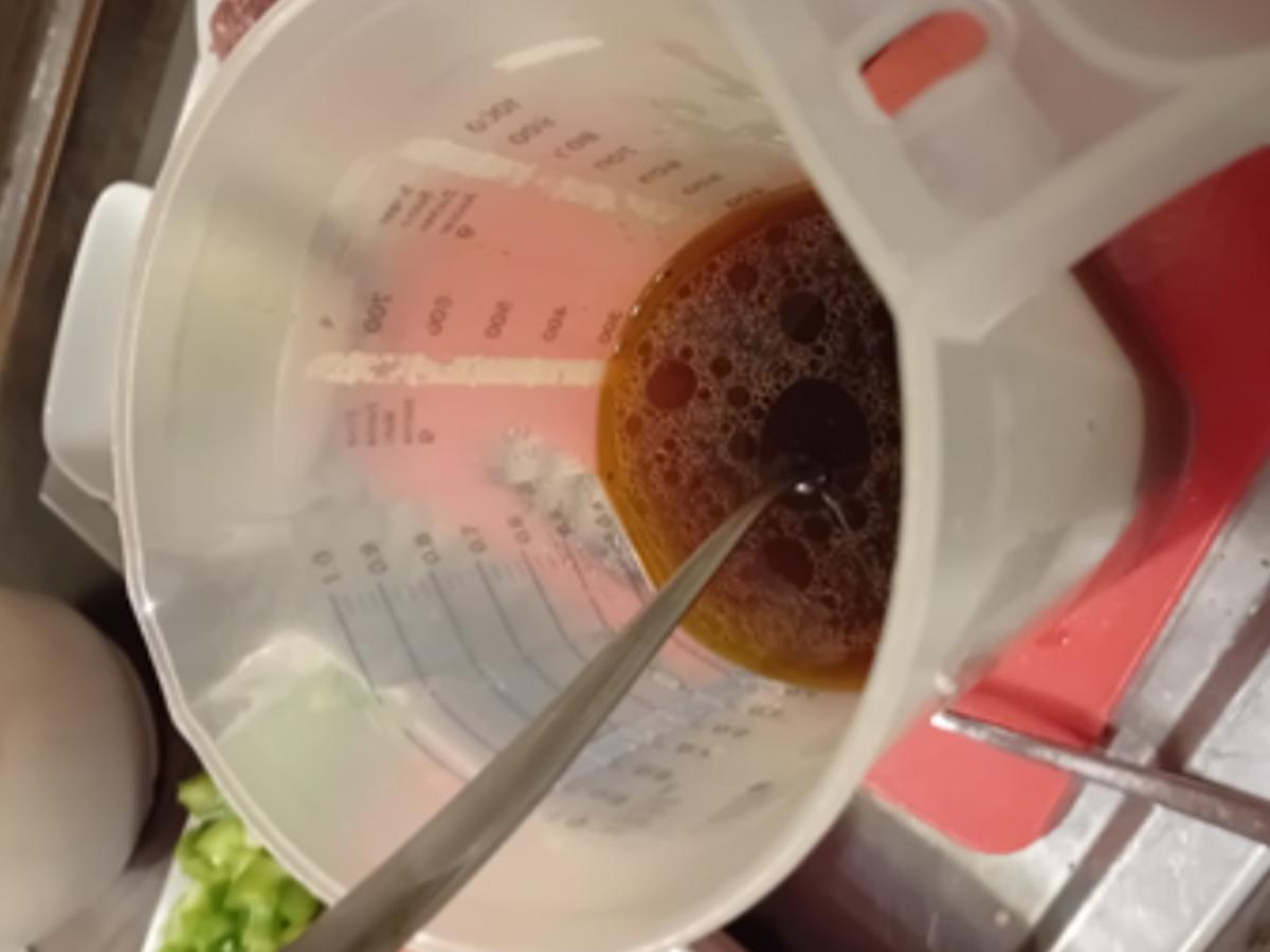 Geschmortes Hackfleisch mit Gemüsemix und Glasnudeln - Rezept - Bild Nr. 17652