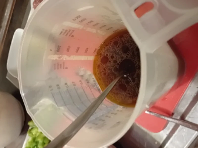 Geschmortes Hackfleisch mit Gemüsemix und Glasnudeln - Rezept - Bild Nr. 17652