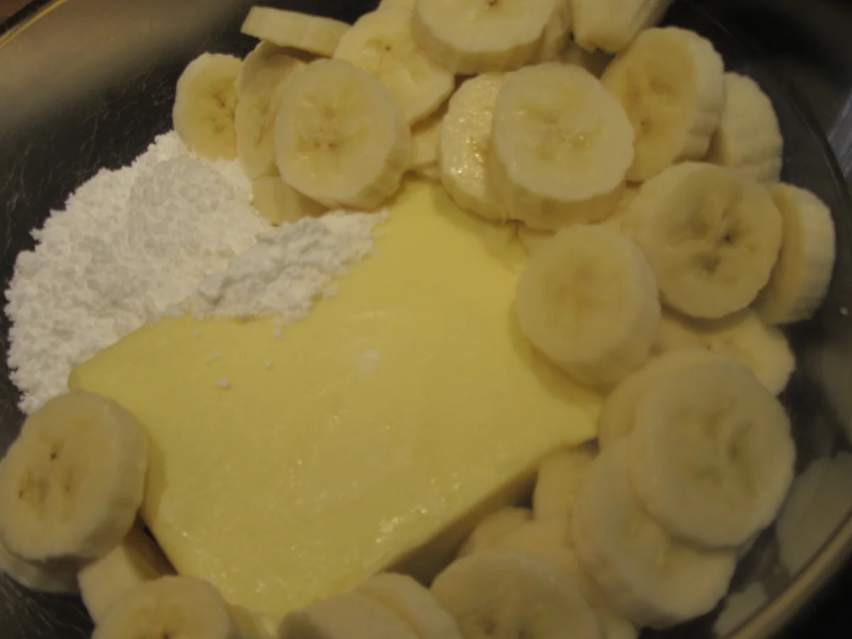 Backen: Bananen-Buttercreme-Torte - Rezept - Bild Nr. 17659