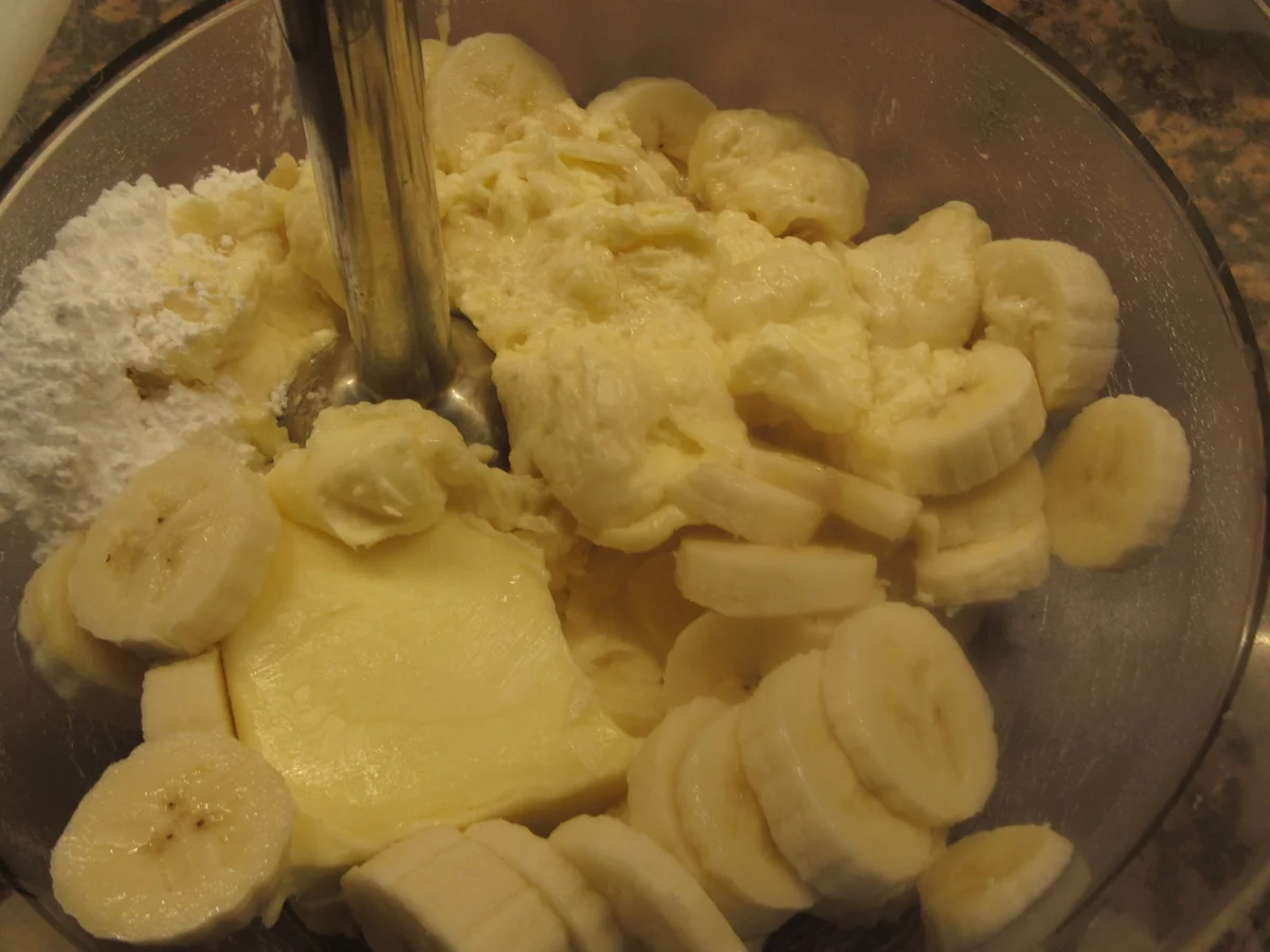 Backen: Bananen-Buttercreme-Torte - Rezept - Bild Nr. 17660