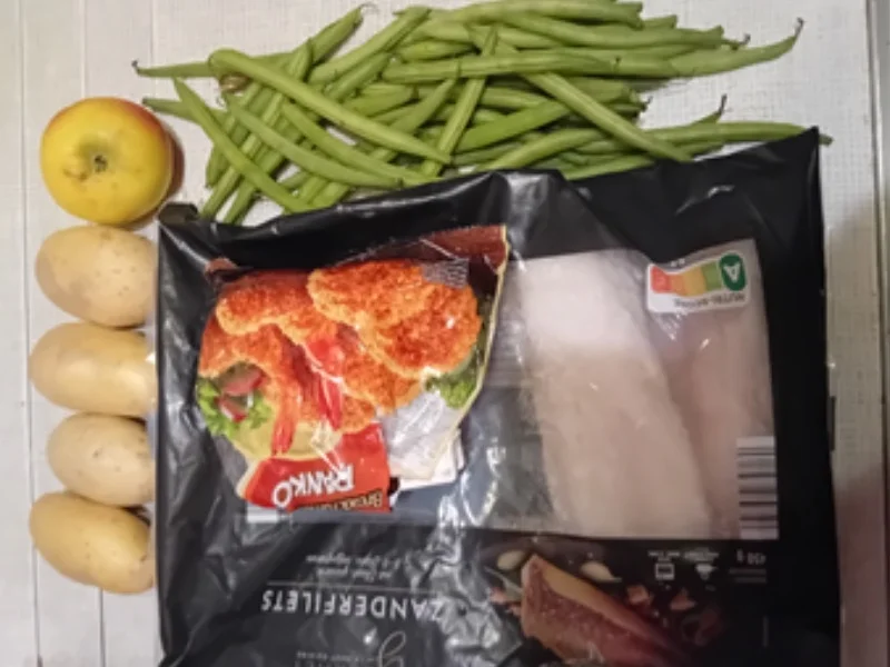 Knusper-Zanderfilet mit Buschbohnen und Apfel-Kartoffel-Stampf - Rezept - Bild Nr. 17659