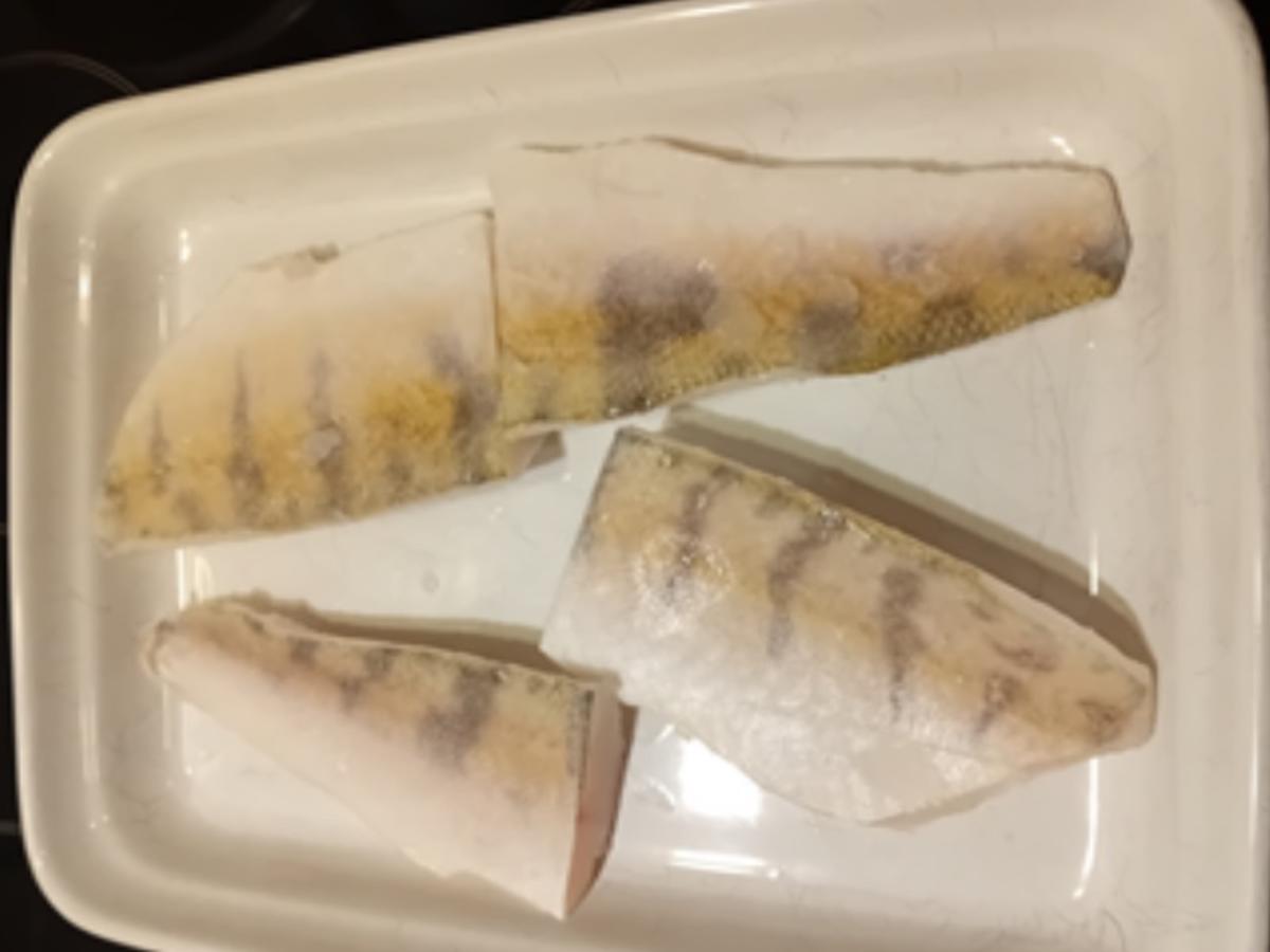 Knusper-Zanderfilet mit Buschbohnen und Apfel-Kartoffel-Stampf - Rezept - Bild Nr. 17661