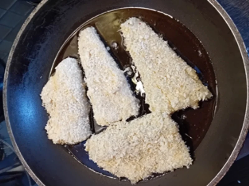 Knusper-Zanderfilet mit Buschbohnen und Apfel-Kartoffel-Stampf - Rezept - Bild Nr. 17663