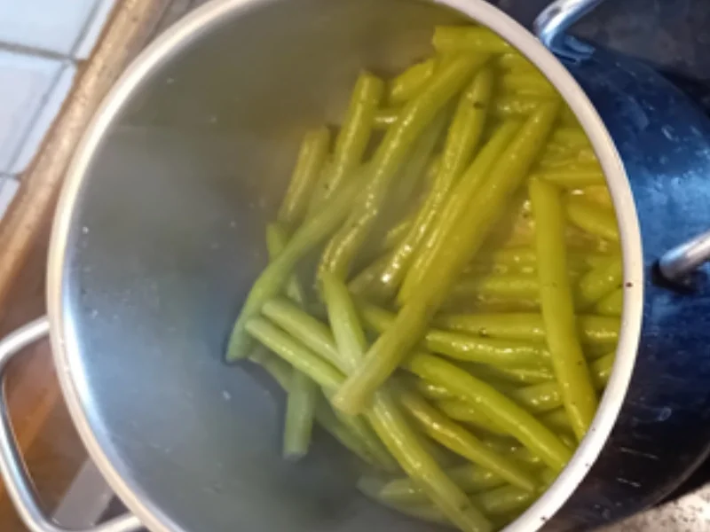 Knusper-Zanderfilet mit Buschbohnen und Apfel-Kartoffel-Stampf - Rezept - Bild Nr. 17667