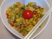 Gebratener Eier-Gemüsemix-Reis - Rezept - Bild Nr. 2