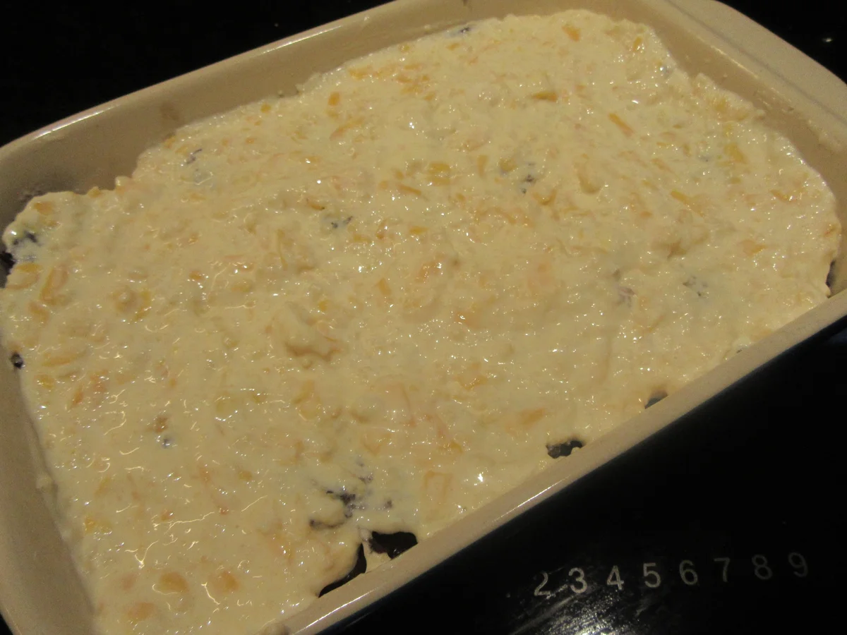 Rezept: Auflauf: Kartoffelpufferauflauf mit Waldpilzen Bild Nr. 8 Auflauf: Kartoffelpufferauflauf mit Waldpilzen - Rezept - Bild Nr. 8