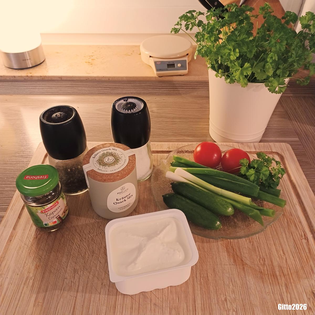 Quetschkartoffeln mit frischer Quarkzubereitung - Rezept - Bild Nr. 3