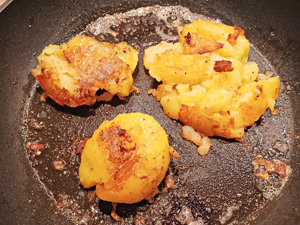 Quetschkartoffeln mit frischer Quarkzubereitung - Rezept - Bild Nr. 5