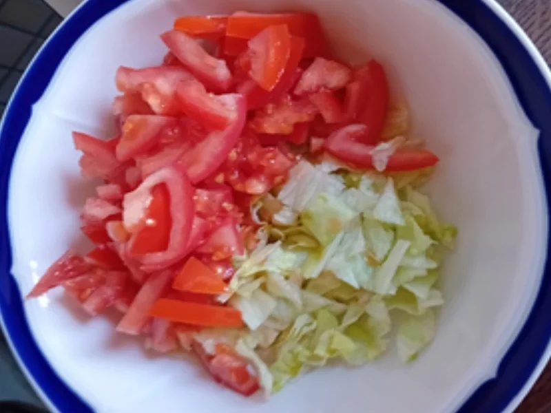 Eier in Sahne-Senf-Sauce mit gemischten Salat und Pellkartoffel-Drillingen - Rezept - Bild Nr. 4