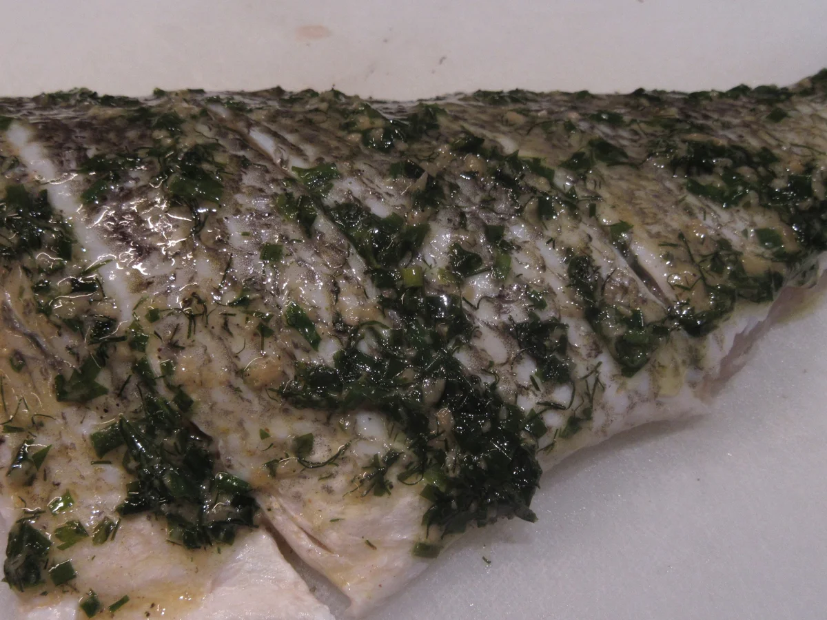 Rezept: Fisch: Barsch aus dem Rohr Bild Nr. 5 Fisch: Barsch aus dem Rohr - Rezept - Bild Nr. 5