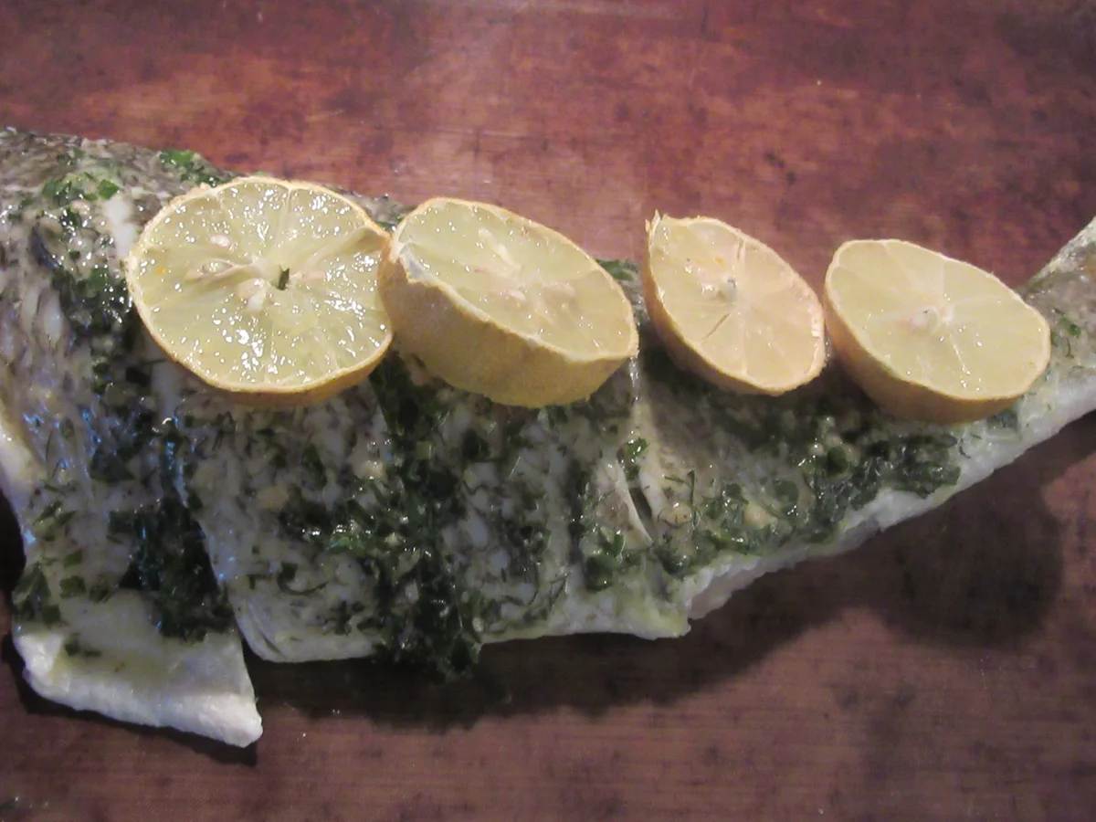 Rezept: Fisch: Barsch aus dem Rohr Bild Nr. 6 Fisch: Barsch aus dem Rohr - Rezept - Bild Nr. 6