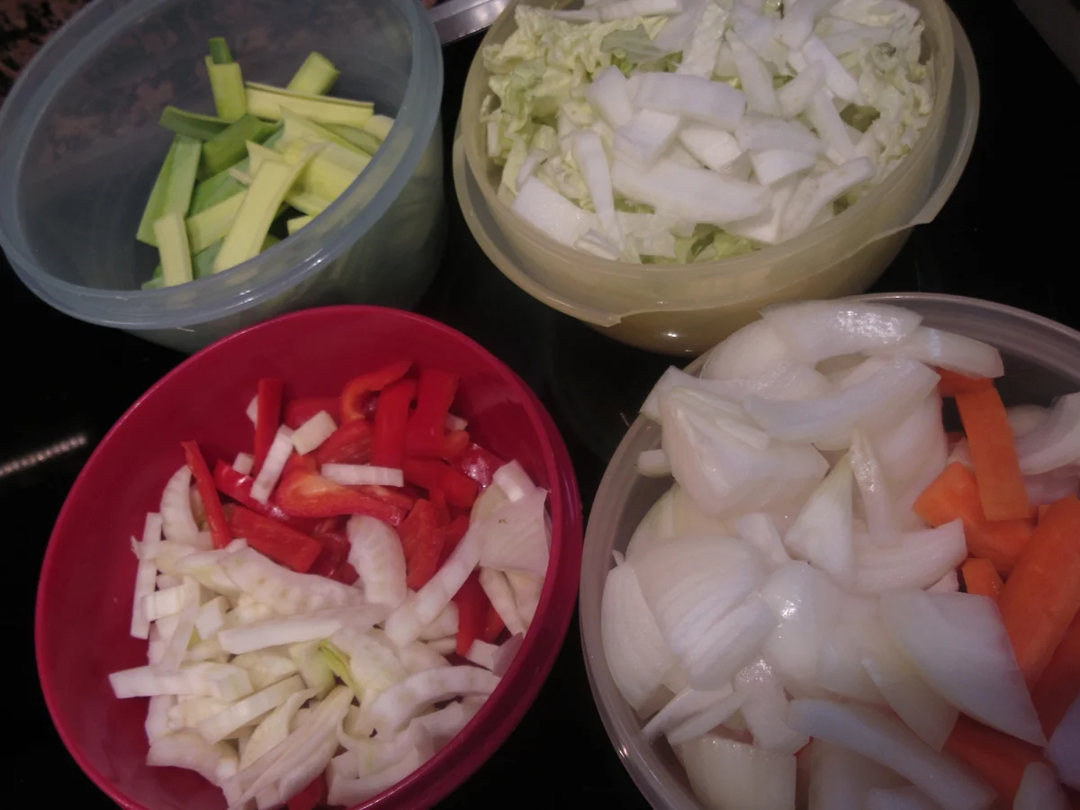 Fisch: Lachs und Rotbarsch mit Glasnudeln - Rezept - Bild Nr. 4