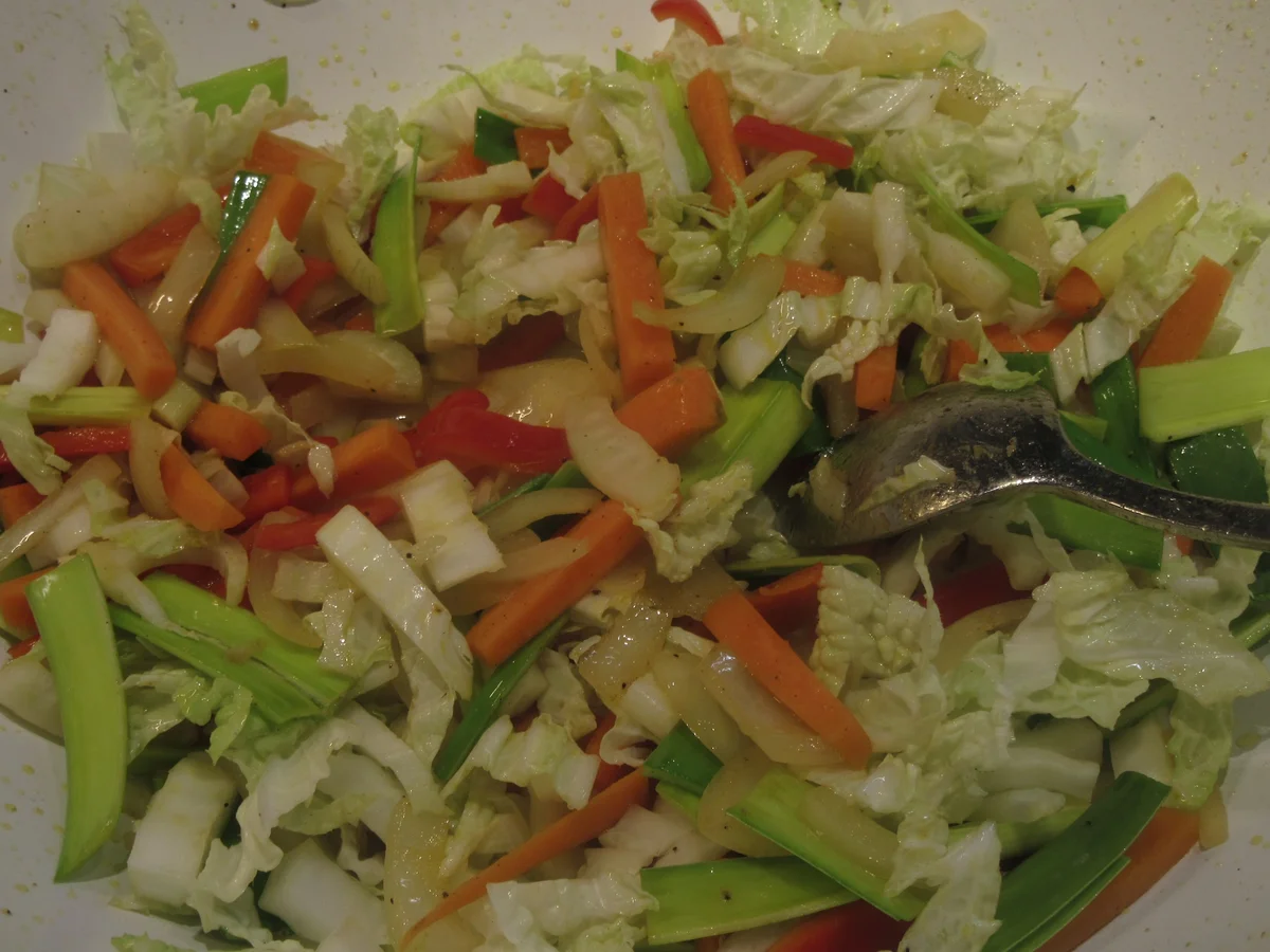 Fisch: Lachs und Rotbarsch mit Glasnudeln - Rezept - Bild Nr. 6