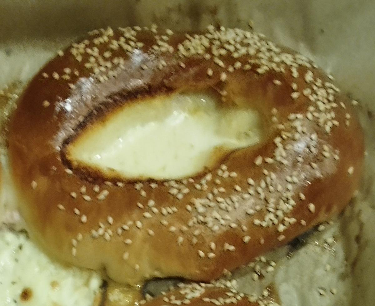 Rezept: Gefüllte Bagles / Teigringe Bild Nr. 17770 Gefüllte Bagles / Teigringe - Rezept - Bild Nr. 17770