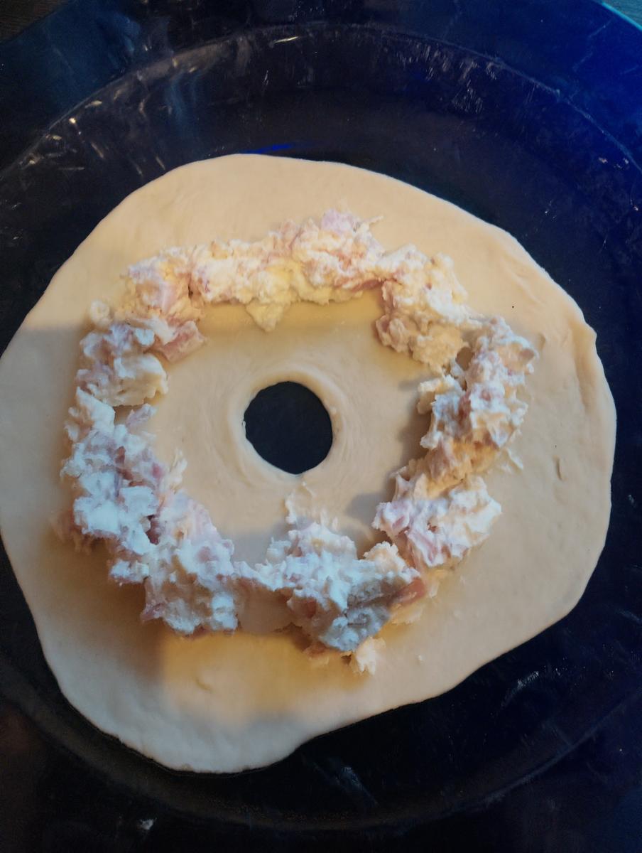 Rezept: Gefüllte Bagles / Teigringe Bild Nr. 17775 Gefüllte Bagles / Teigringe - Rezept - Bild Nr. 17775