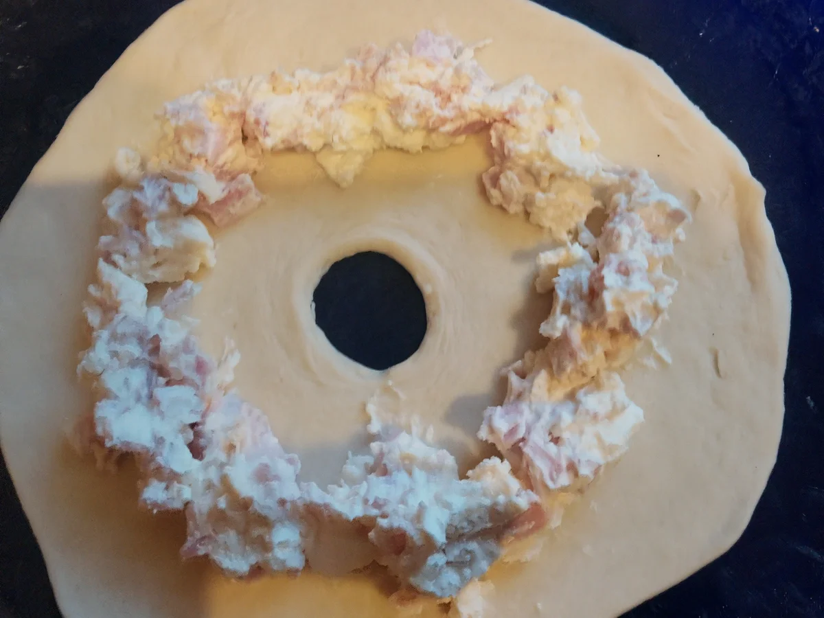 Rezept: Gefüllte Bagles / Teigringe Bild Nr. 17775 Gefüllte Bagles / Teigringe - Rezept - Bild Nr. 17775