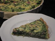 Pikantes Backen: Tarte mit karamellisierten Zwiebeln und Babyspinat - Rezept - Bild Nr. 17776