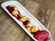 Mutzenmandeln mit Kirschen und Kräuterlikörsauce (Lilly Becker) - Rezept - Bild Nr. 2