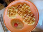 Herzhafte Kloßteigwaffeln mit Apfelmus - Rezept - Bild Nr. 2