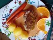 Wirsingrouladen mit herzhafter Rahmsauce, Honig-Bundmöhren und Drillingen - Rezept - Bild Nr. 17812