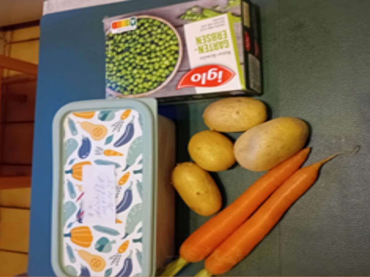 Steinpilzschnitzel mit Butter-Erbsen und Möhren-Kartoffel-Stampf - Rezept - Bild Nr. 3