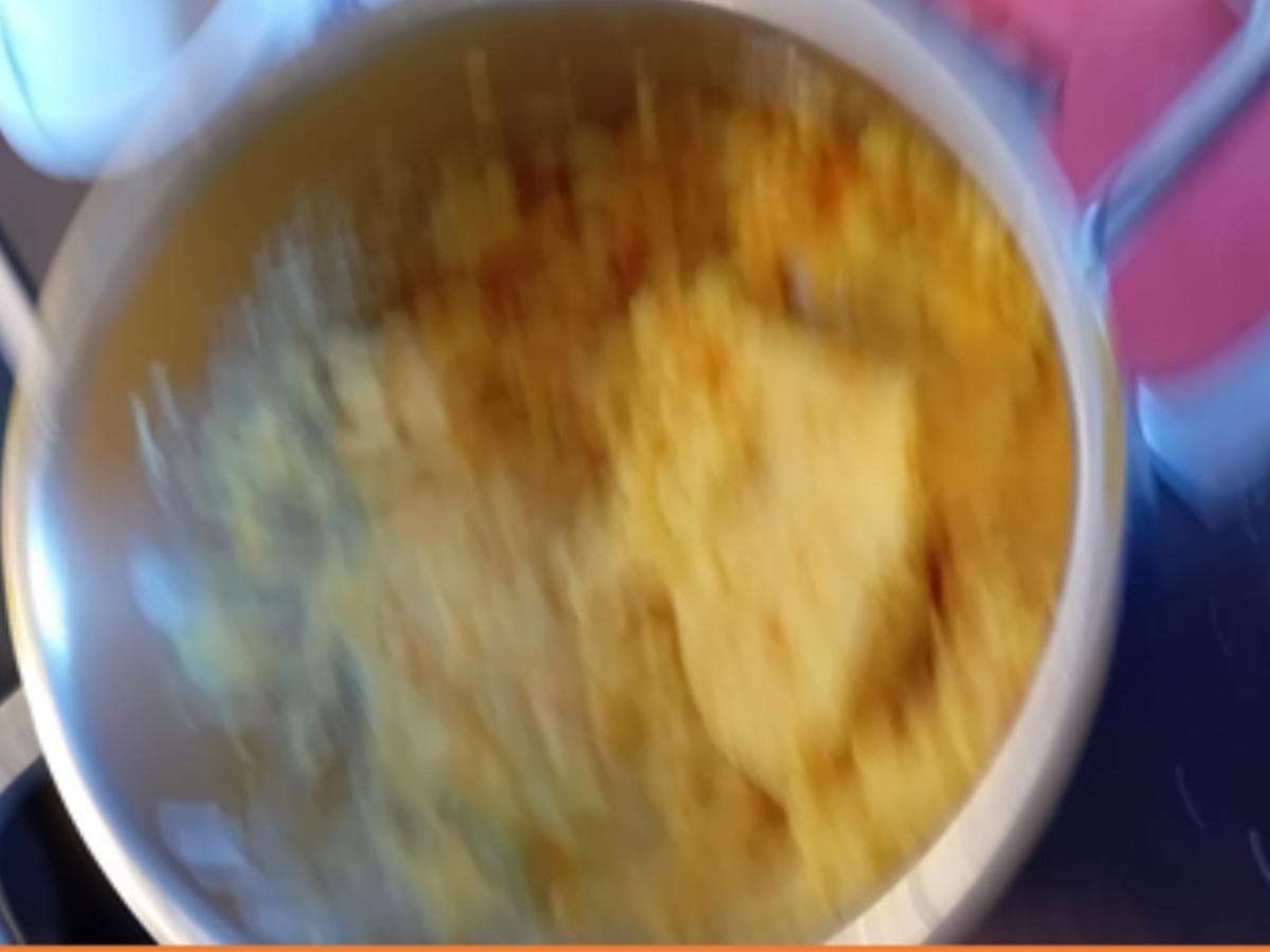 Steinpilzschnitzel mit Butter-Erbsen und Möhren-Kartoffel-Stampf - Rezept - Bild Nr. 11