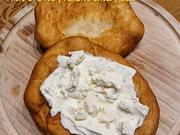 Langos mit Creme -fraiche und Feta - Rezept - Bild Nr. 17841