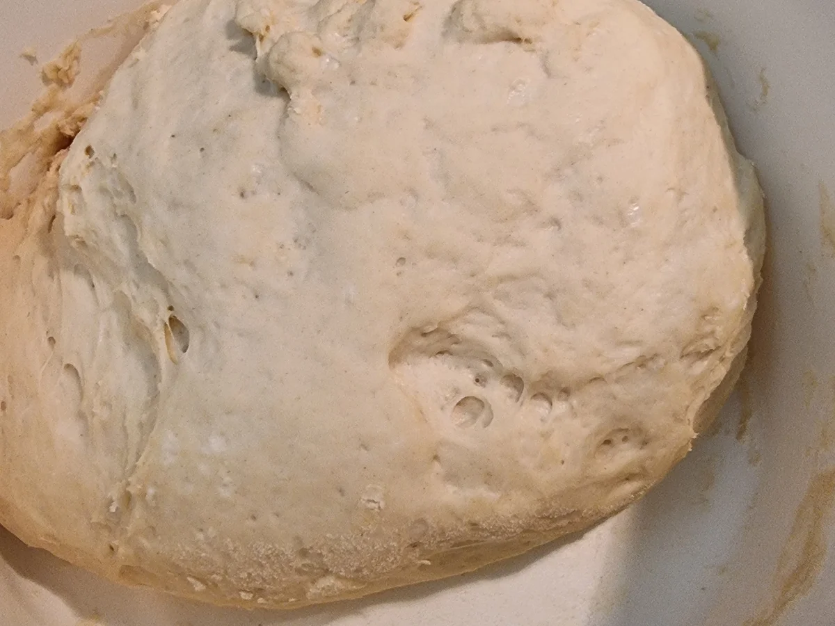 Langos mit Creme -fraiche und Feta - Rezept - Bild Nr. 17845