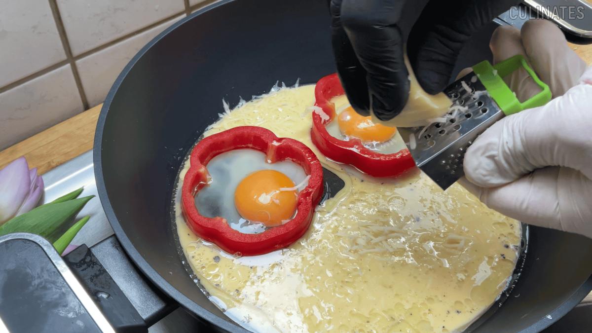 Valentinstagsfrühstück | Spiegelei-Blume - Rezept - Bild Nr. 17851