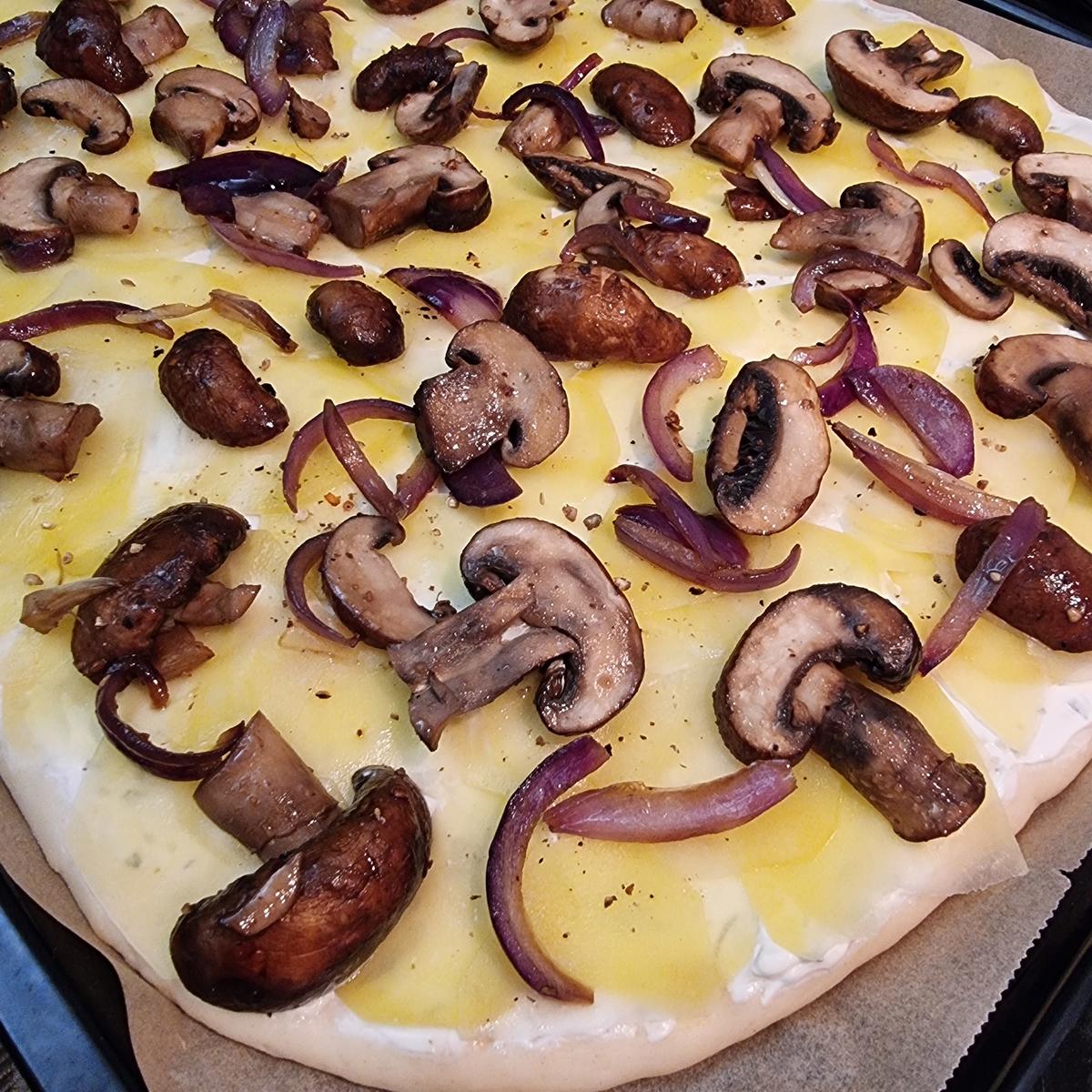 Rezept: Pinsa Bianca Bild Nr. 17866 Pinsa Bianca - Rezept - Bild Nr. 17866