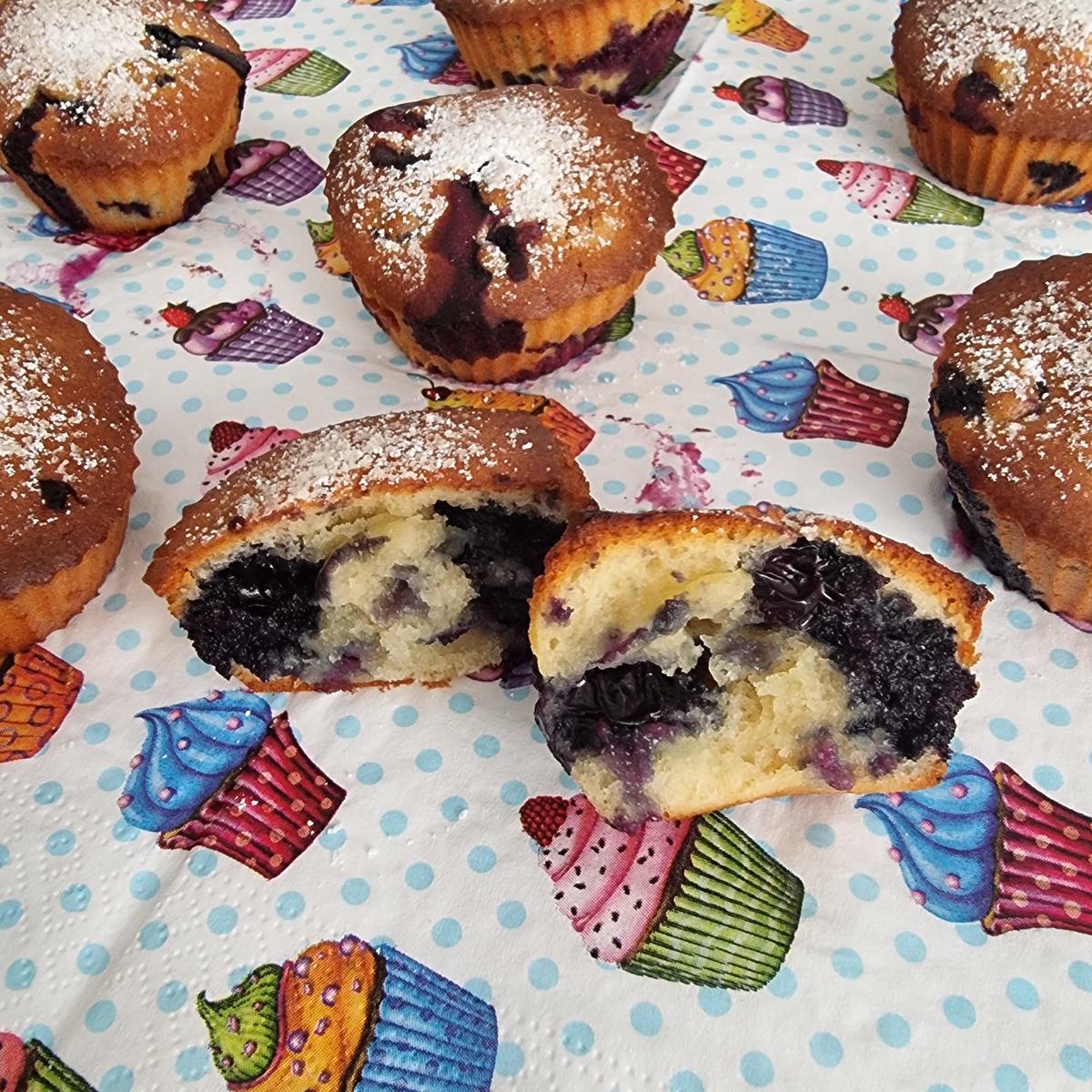Blaubeer -Muffins im Ninja Crispi - Rezept - Bild Nr. 17846