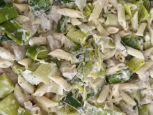 Nudeln in Puten - Lauch - Soße - Rezept - Bild Nr. 2