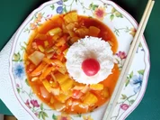 Gemüsemix süß-sauer mit Basmatireis - Rezept - Bild Nr. 17881