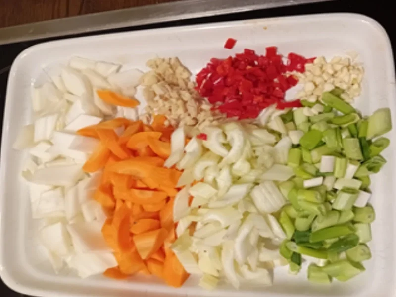 Gemüsemix süß-sauer mit Basmatireis - Rezept - Bild Nr. 17885