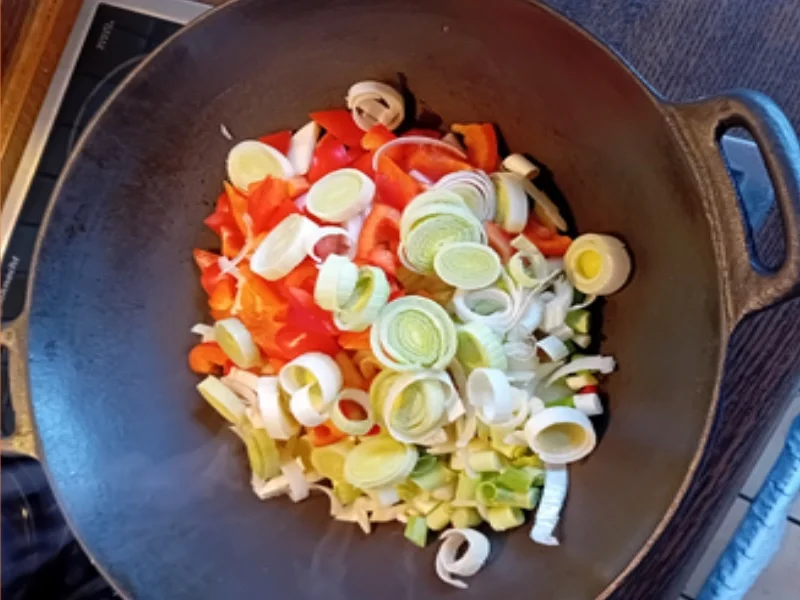 Gemüsemix süß-sauer mit Basmatireis - Rezept - Bild Nr. 17889