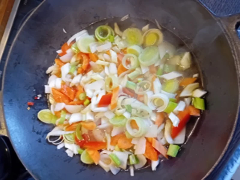 Gemüsemix süß-sauer mit Basmatireis - Rezept - Bild Nr. 17890