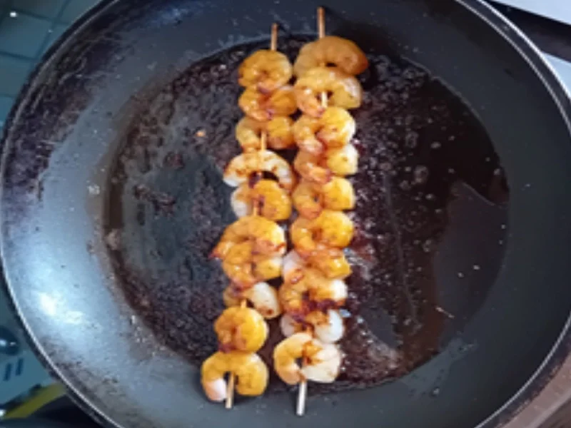 Blumenkohlsuppe mit Garnelenspieß - Rezept - Bild Nr. 5