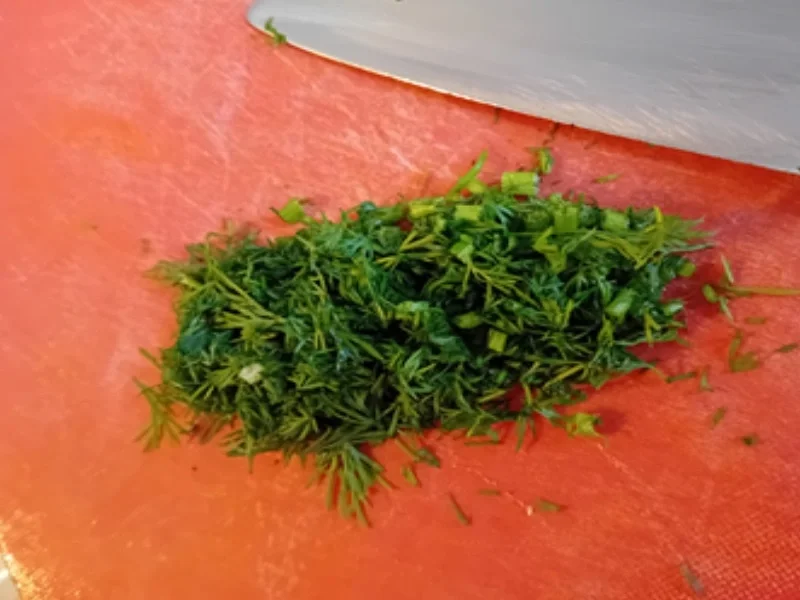 Seelachsfilet auf Senf-Zwiebel-Möhren-Kohlrabi-Gemüse - Rezept - Bild Nr. 12