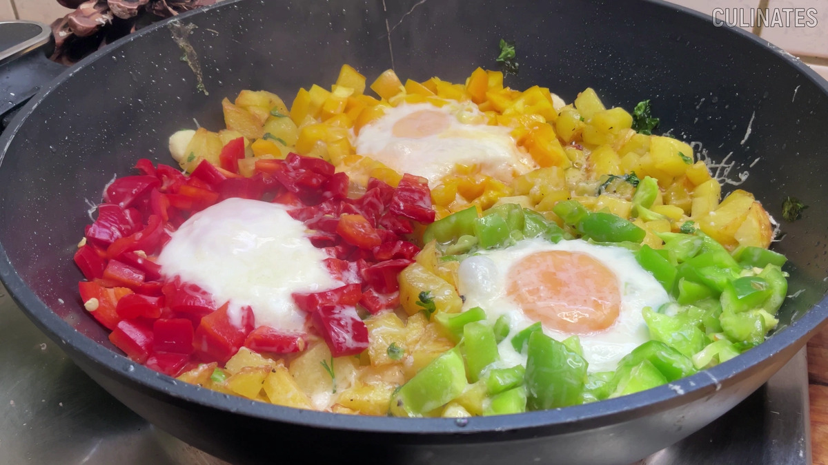 Einfaches Kartoffel Frühstück aus der Pfanne - Rezept - Bild Nr. 17891