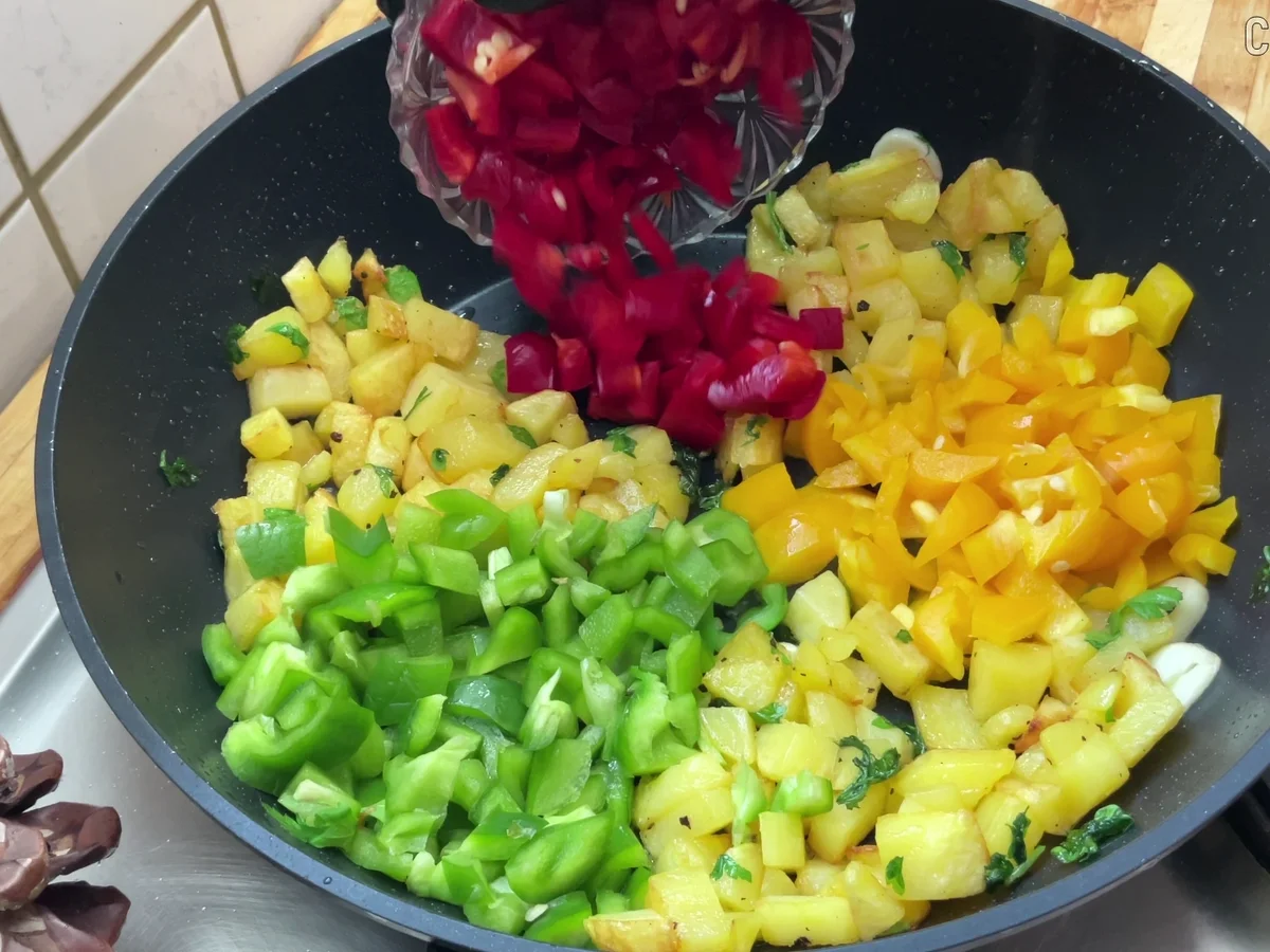 Einfaches Kartoffel Frühstück aus der Pfanne - Rezept - Bild Nr. 17894