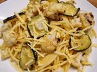 Vegetarische Spaghetti-Carbonara mit Röstgemüse - Rezept - Bild Nr. 17899