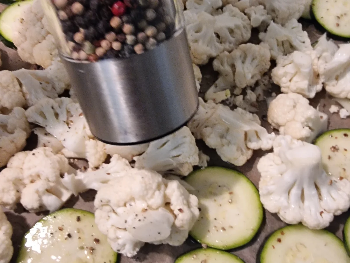 Rezept: Vegetarische Spaghetti-Carbonara mit Röstgemüse Bild Nr. 17907 Vegetarische Spaghetti-Carbonara mit Röstgemüse - Rezept - Bild Nr. 17907