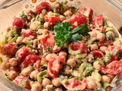 Rezept: Kichererbsensalat mit Staudensellerie und Tomaten Bild Nr. 17944 Kichererbsensalat mit Staudensellerie und Tomaten - Rezept - Bild Nr. 17944