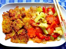 Balinesische Gemüsepuffer mit Cap Cay - Rezept - Bild Nr. 17952