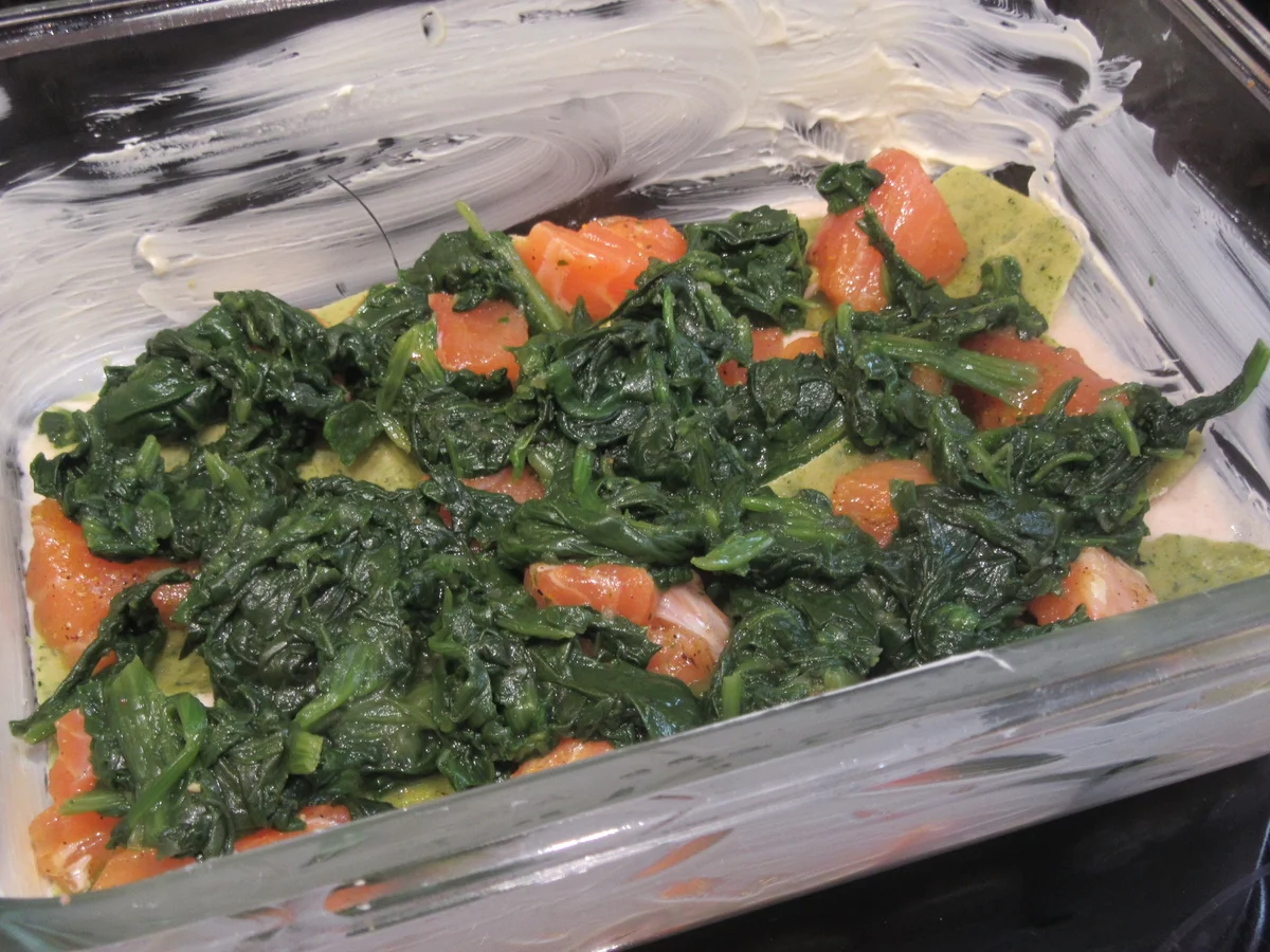Pasta: Spinatlasagne mit Lachs - Rezept - Bild Nr. 17973